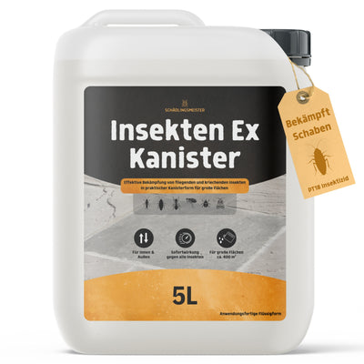 Schaben Insektizid! – Insekten Ex Kanister – 5L – Anwendungsfertig