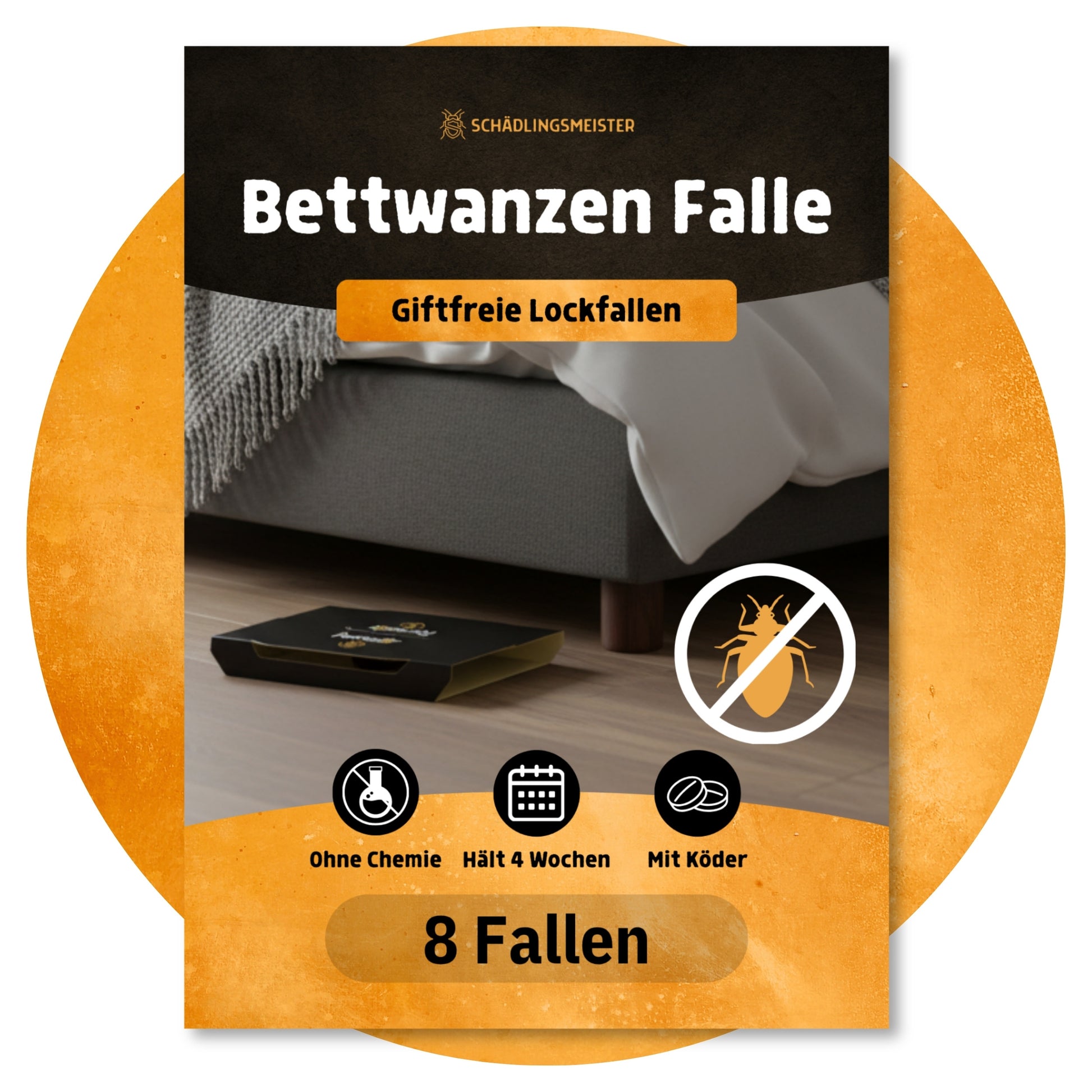 Bettwanzen Falle – 8 Stück