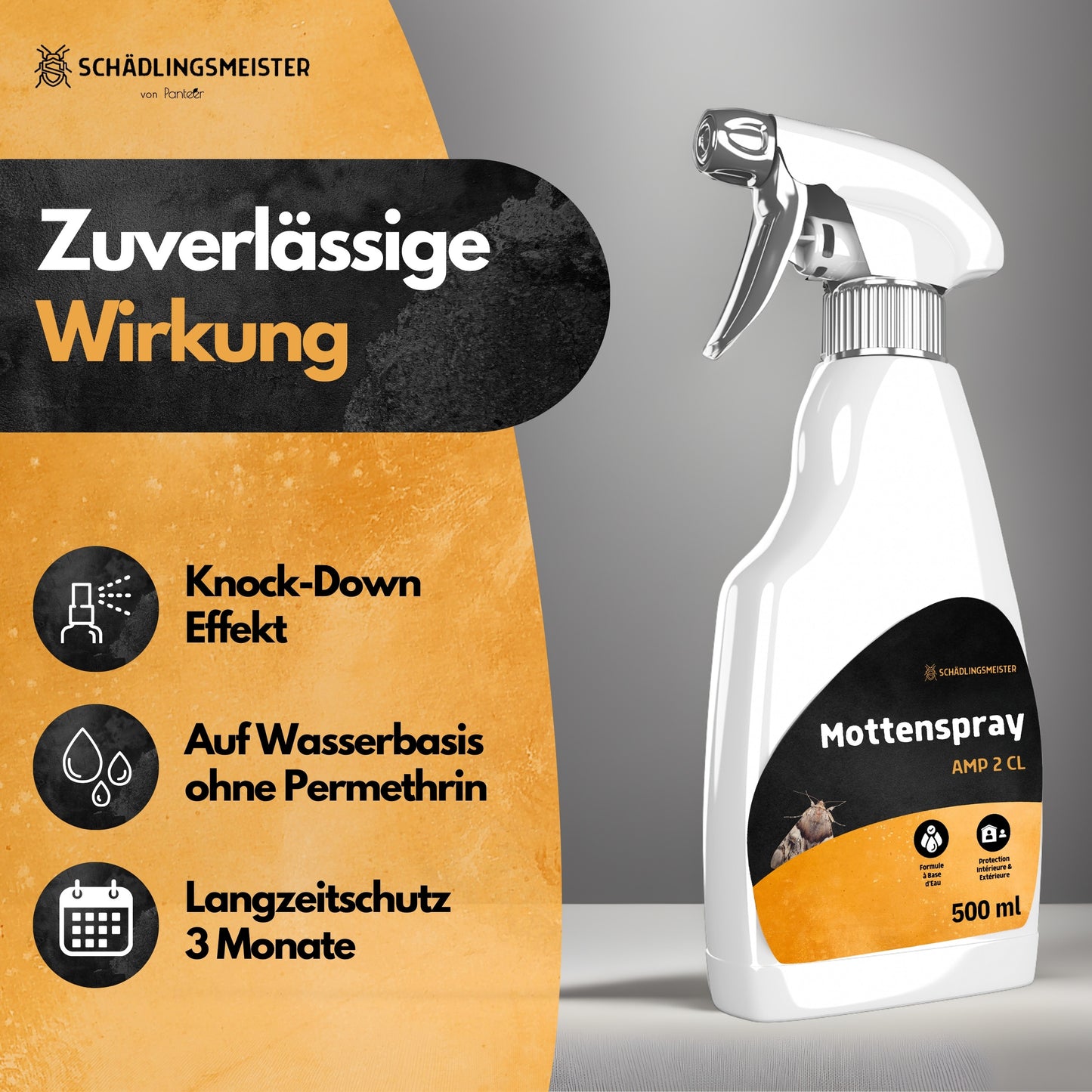 Mottenspray (AMP 2 CL) - 500 ml