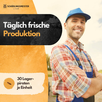 Lagerpiraten gegen Speckkäfer und Reismehlkäfer - 30 Nützlinge