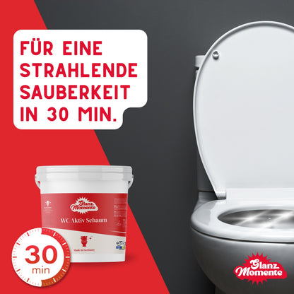 WC Schaumreiniger - Gegen Flecken Kalk Gerüche mit Zitrusduft