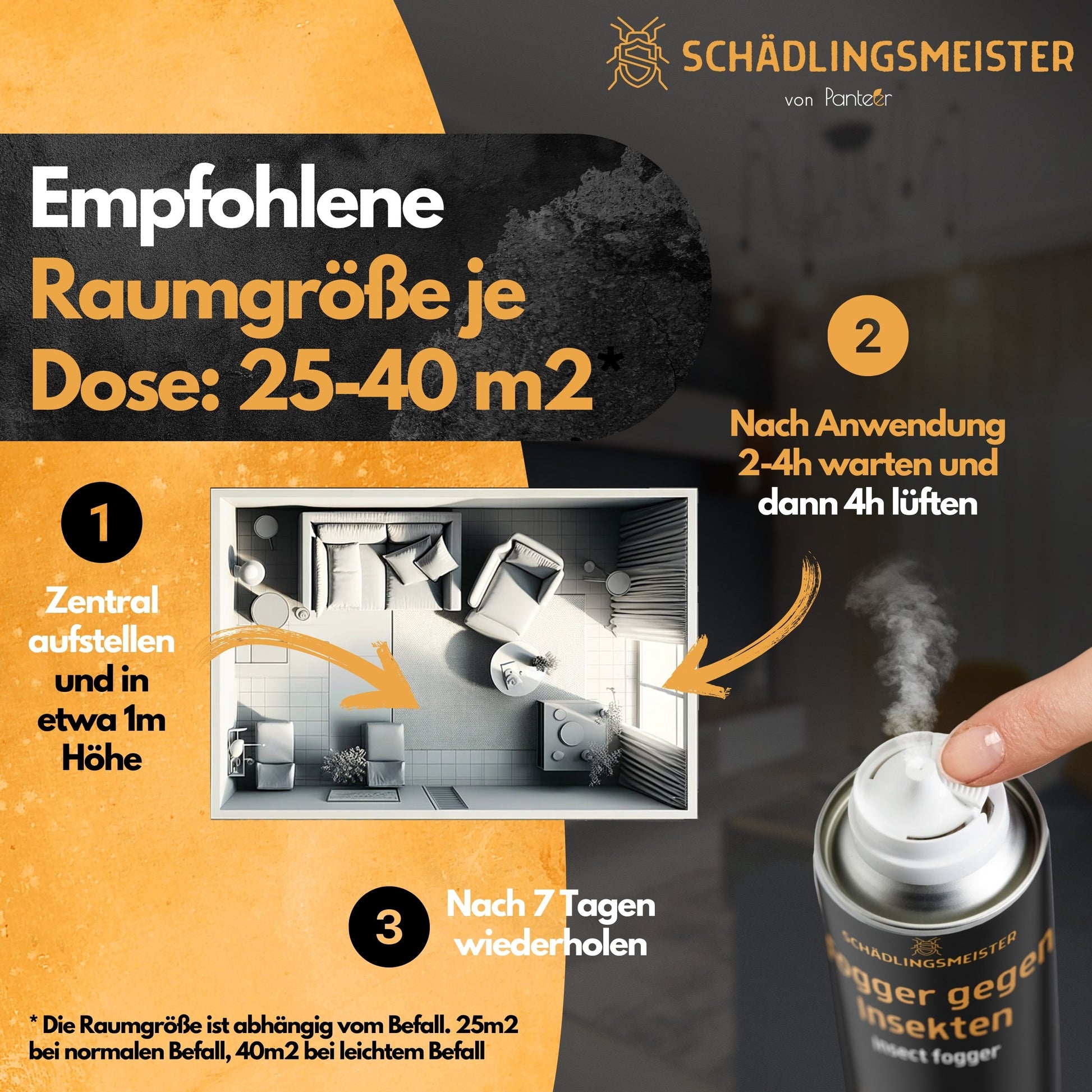 Fogger gegen Insekten - 2x 150ml