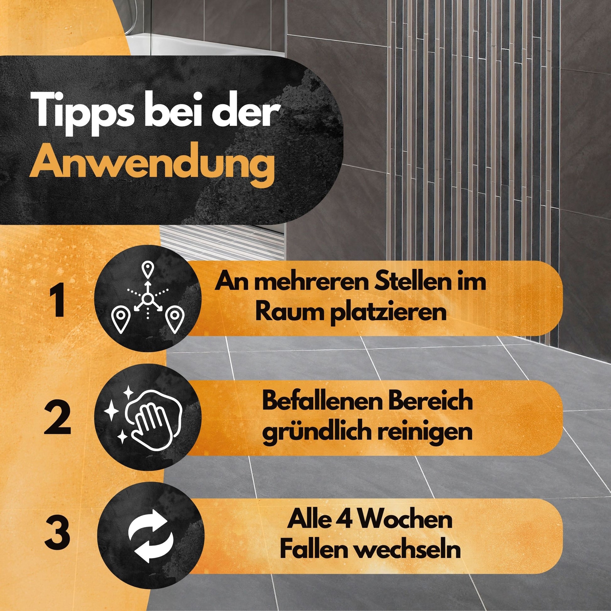 Silberfischfalle - 12 Stück - inkl. Köder - Zum Monitoring