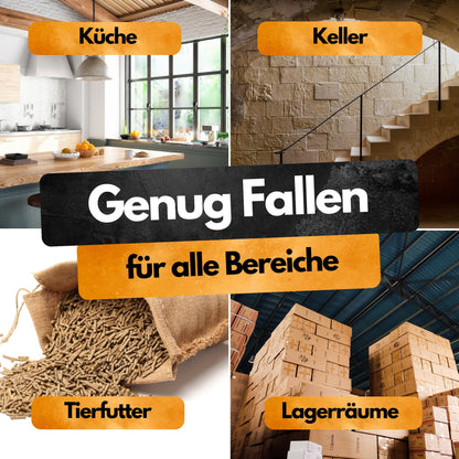Rattenfallen Schlagfallen - 4 Stück