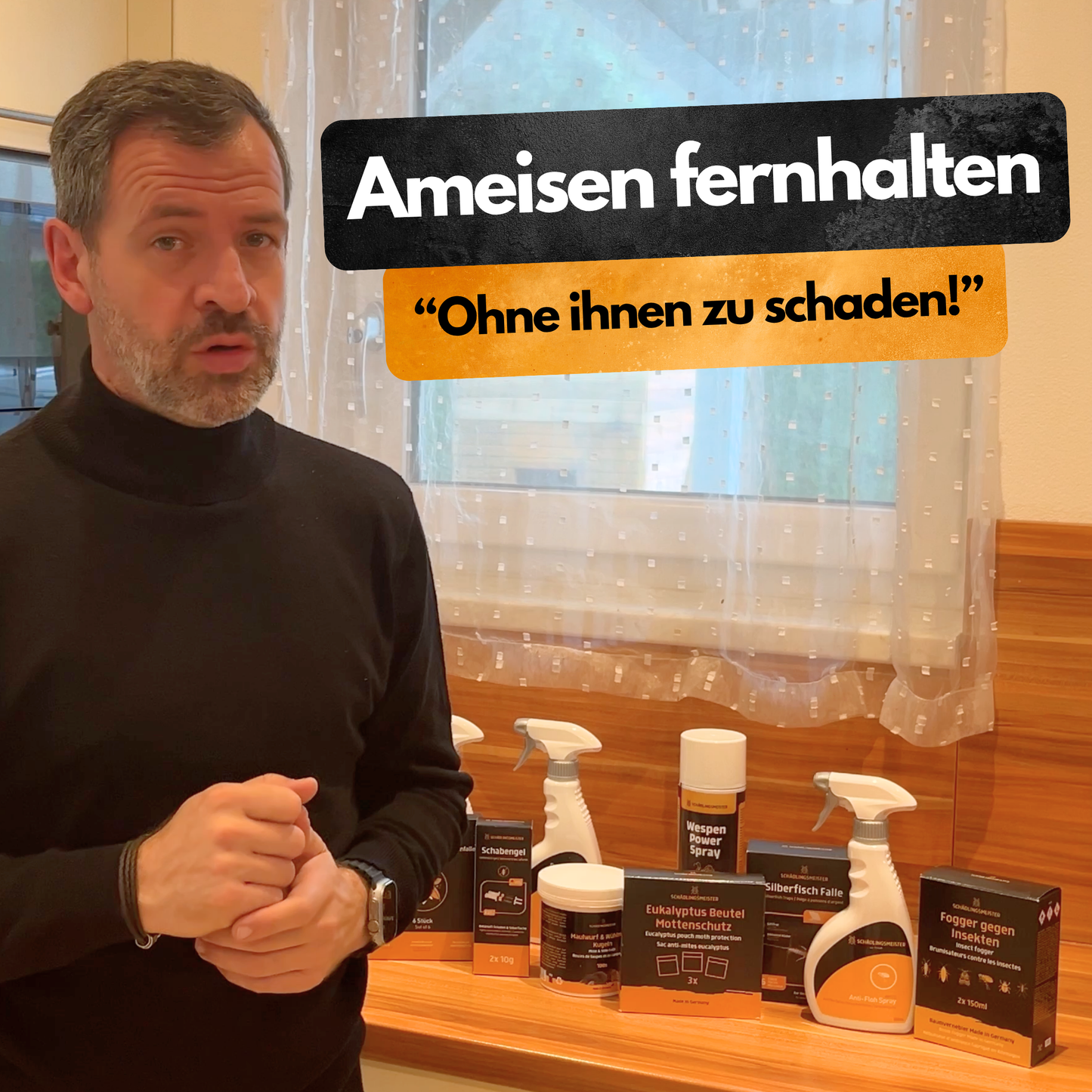 Ameisen Stopp Spray - 100 ml - Hoch konzentriert - 12 Wochen Langzeitschutz