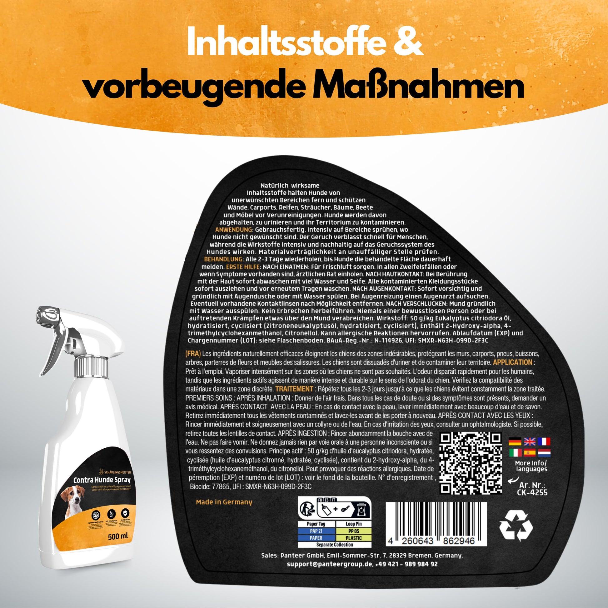 Contra Hunde Spray - 500 ml