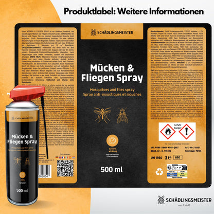 Mücken & Fliegen Spray - 500ml