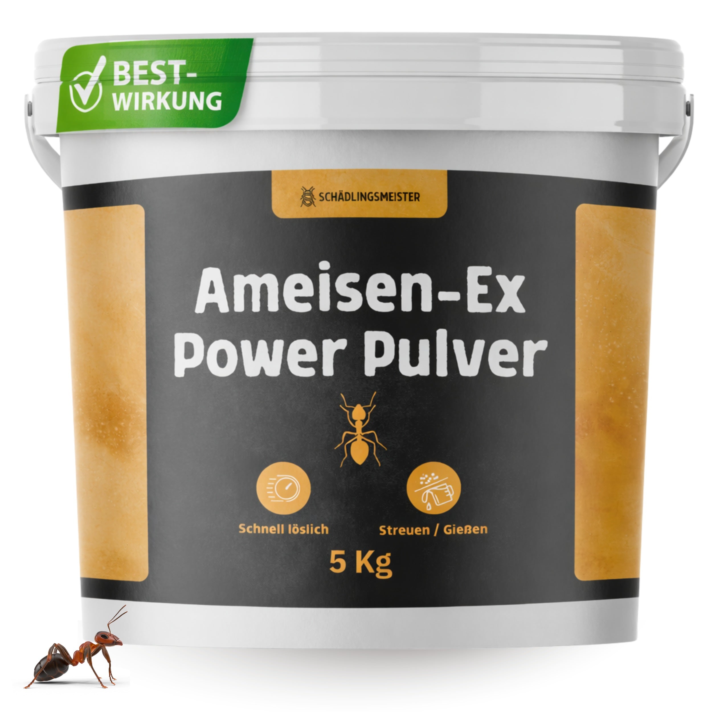 Ameisen-Ex Pulver - Ameisenstreu XXL - 5 Kg