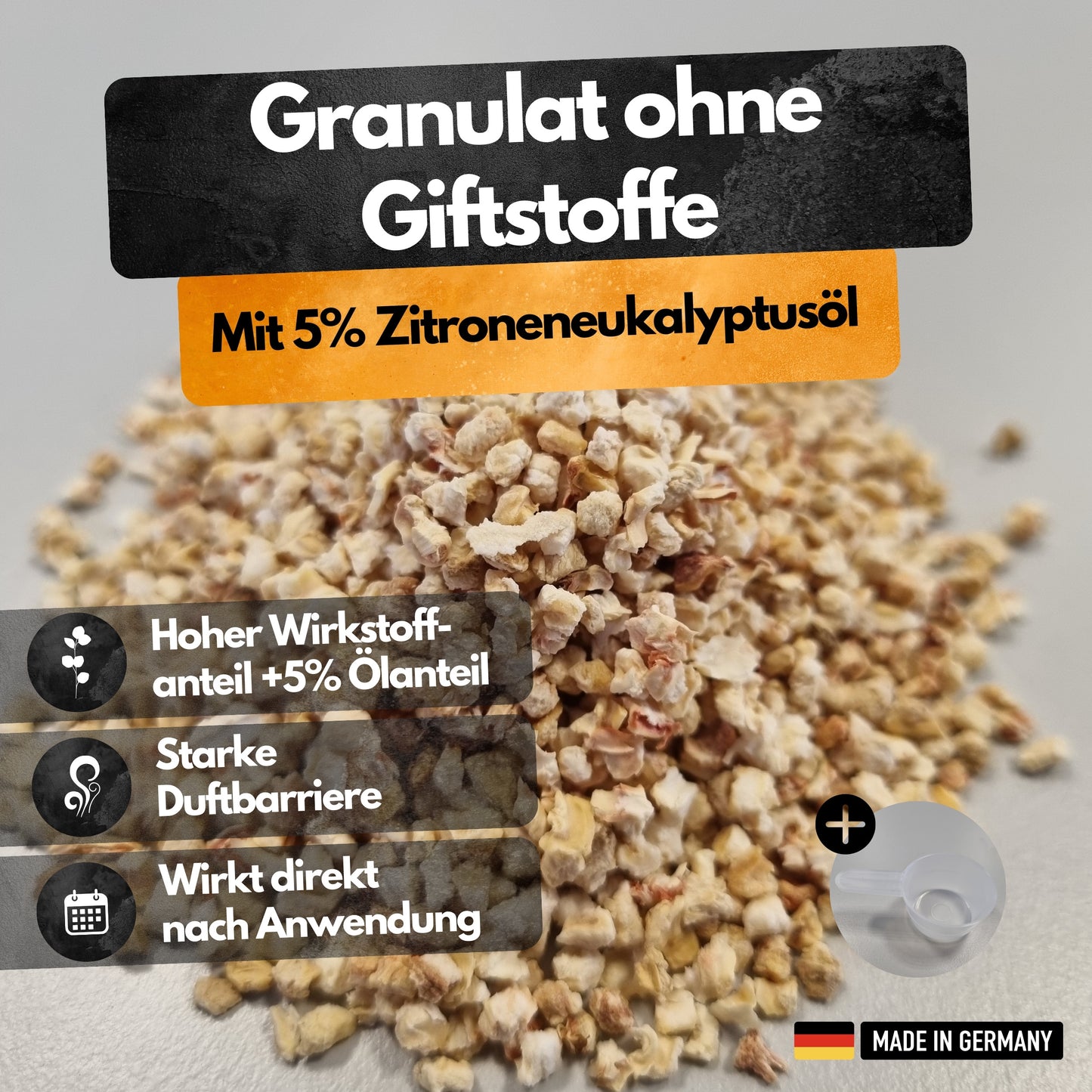 Schnecken Stopp Granulat - 500g - Abwehren nicht töten