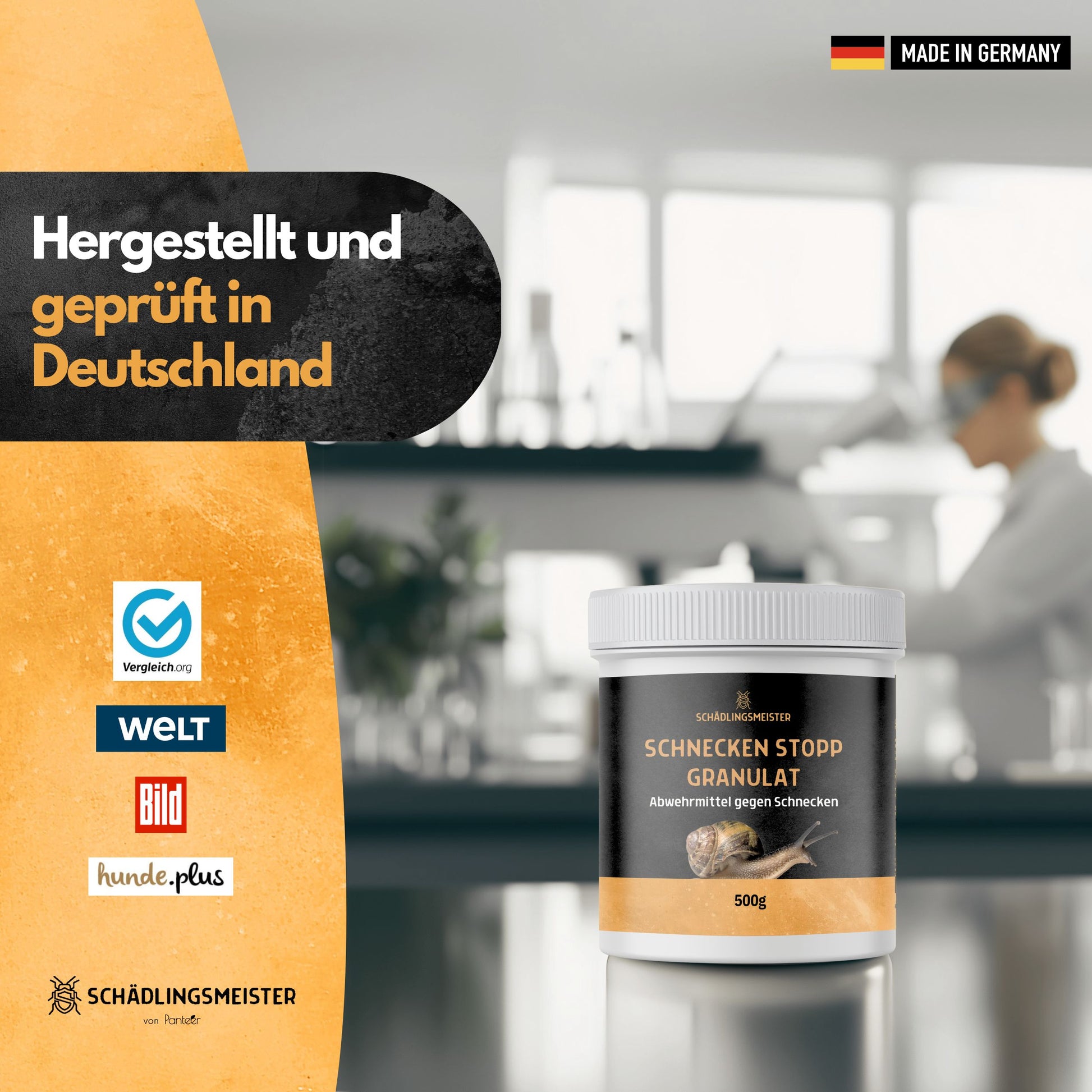 Schnecken Stopp Granulat - 500g - Abwehren nicht töten