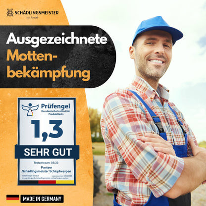 Schlupfwespen gegen Lebensmittelmotten - EINZELLIEFERUNG