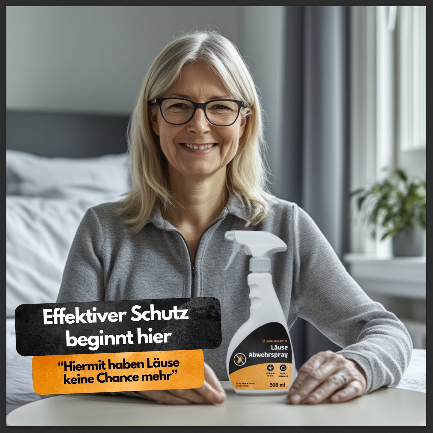 Läuse Abwehrspray - 500 ml - Repellent - Mit Eukalyptus
