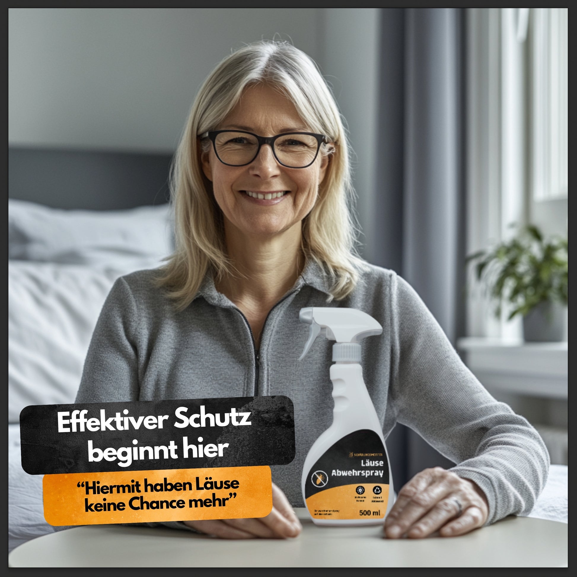 Läuse Abwehrspray - 500 ml - Repellent - Mit Eukalyptus