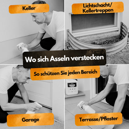Gegen Asseln! – Insektenschutz Abwehrmittel Kanister – 5L - Anwendungsfertig