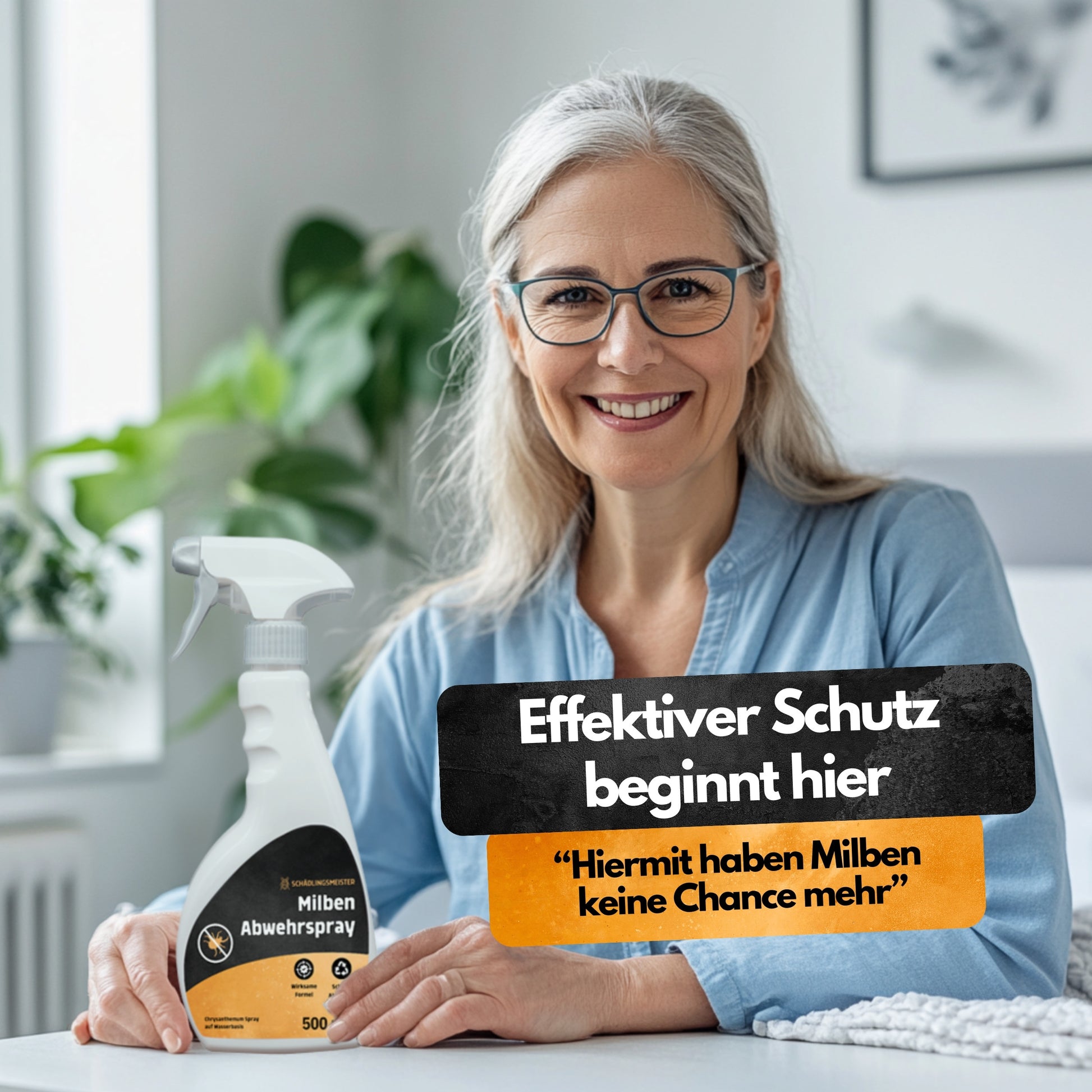 Milben Abwehrspray - 500 ml - Repellent - Mit Eukalyptus