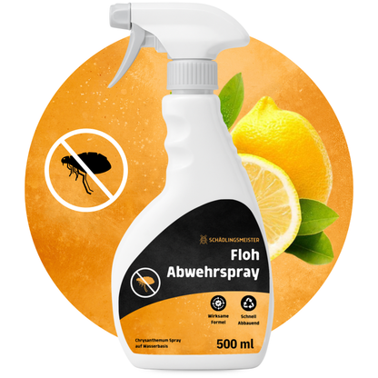 Floh Abwehrspray - 500 ml - Repellent - Mit Eukalyptus