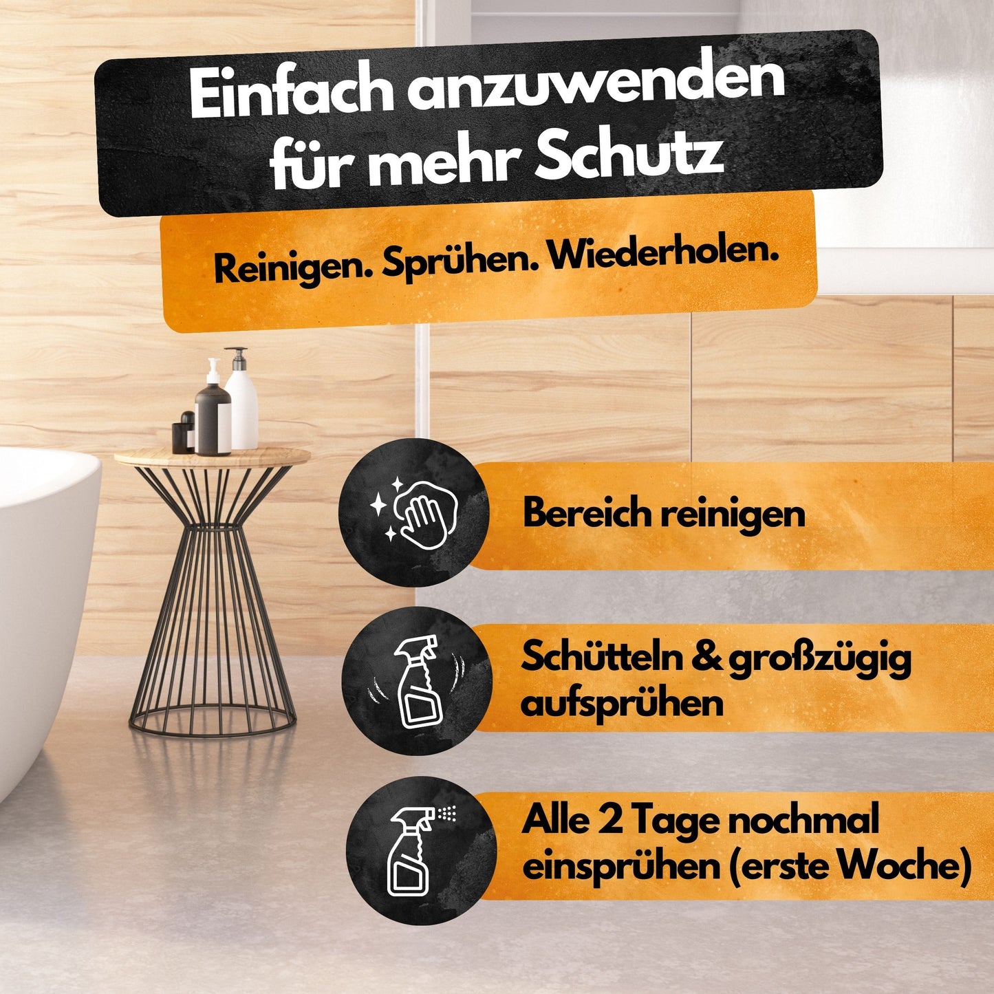 Silberfisch Abwehrspray - 500 ml - Repellent - Mit Eukalyptus