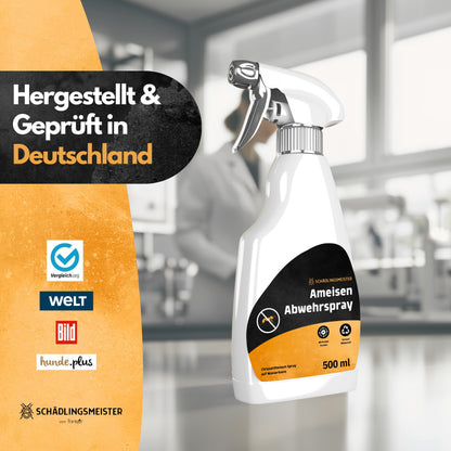 Ameisen Abwehrspray - 500 ml - Repellent - Mit Eukalyptus