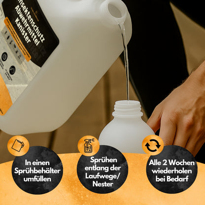 Gegen Silberfische! – Insektenschutz Abwehrmittel Kanister – 5L - Anwendungsfertig