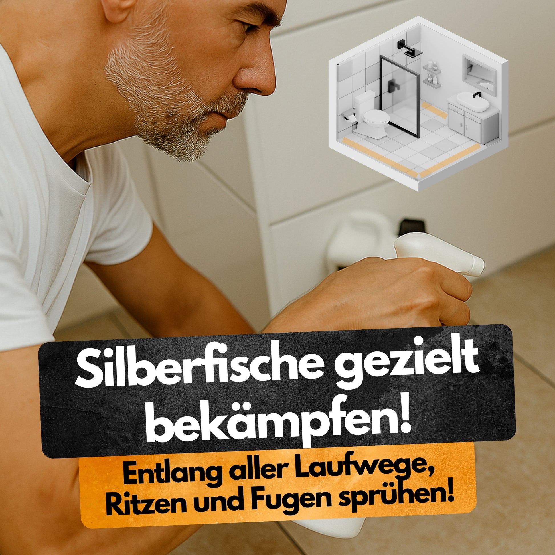 Silberfisch Insektizid! – Insekten Ex Kanister – 5L – Anwendungsfertig