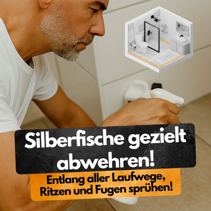 Gegen Silberfische! – Insektenschutz Abwehrmittel Kanister – 5L - Anwendungsfertig